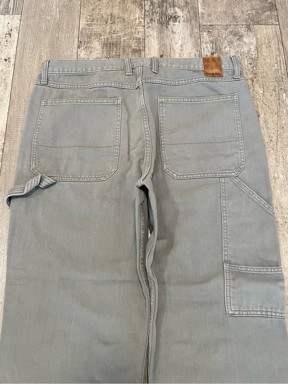 GOODFELLOW & CO Relaxed Straight Utility Carpenter Cargo Pants Green Mens
38X28